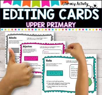 Revising and Editing Prompt Cards - Upper Primary, image 3