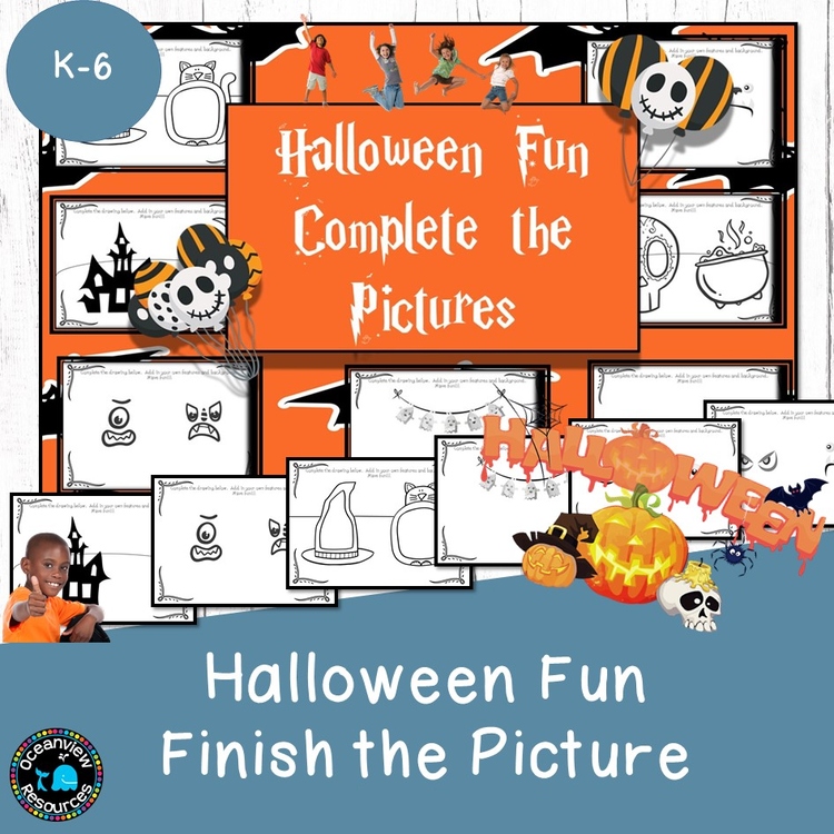 Halloween Fun- Finish the Picture