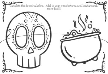 Halloween Fun- Finish the Picture, image 4