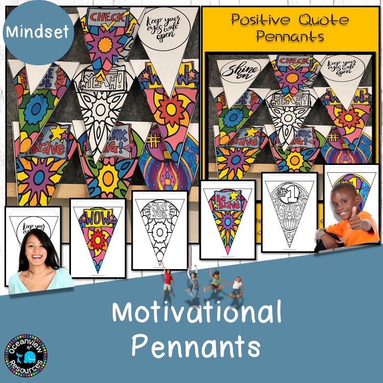 Positive Mindset Pennants