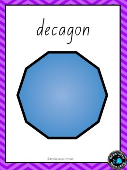 2D, 3D and Net Posters - ABC Font Purple Chevron, image 4