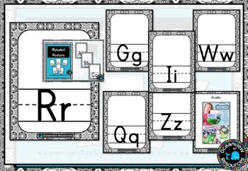 Alphabet cards- Classroom Decor, image 3