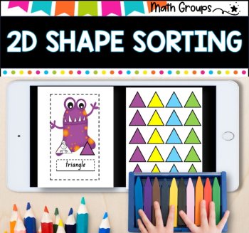 2D Shape Sort- Tissue box monsters, image 2