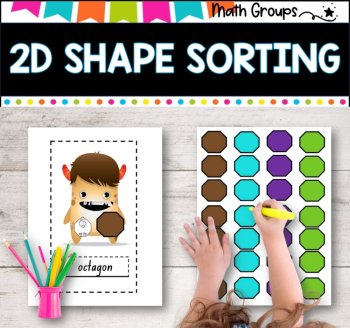 2D Shape Sort- Tissue box monsters, image 3