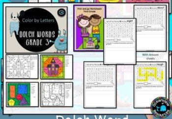 DOLCH WORD I SIGHT WORDS I ACTIVITY PACK I -Grade 3, image 2