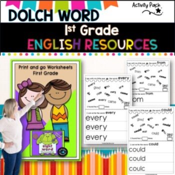 SIGHT WORDS - Activity Pack - Grade 1, image 2