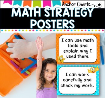 Math Strategy Posters l Positive Mindset l What I can do if I get stuck ..., image 3