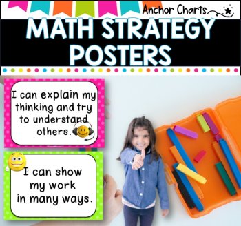 Math Strategy Posters l Positive Mindset l What I can do if I get stuck ..., image 4