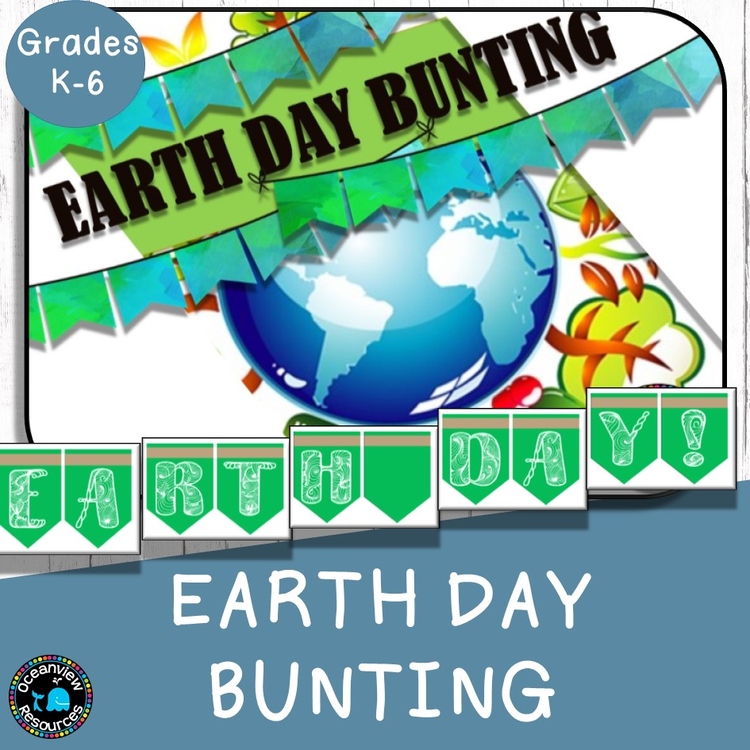 Earth Day Bunting