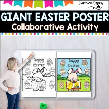 Easter Collaborative Poster I Bulletin Board I  Poster, image 3