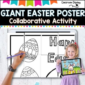 Easter Collaborative Poster I Bulletin Board I  Poster, image 4