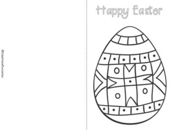 Easter Cards to Color -Print and go, image 2