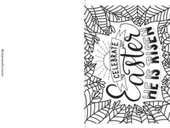 Easter Cards to Color -Print and go, image 4