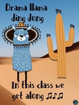 Llama posters for behavior and problem solving, image 2