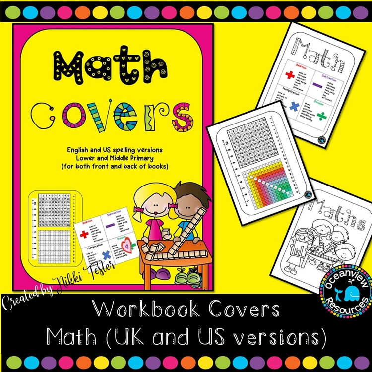 Math facts -easy reference workbook covers