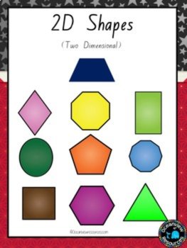 SHAPE POSTERS-Stars and Stripes Design. Back to School, image 2