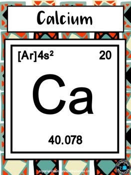 Science Posters- The Periodic Table-Abstract Triangle Design Back to School, image 3