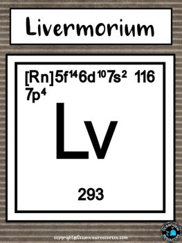 Science Posters- The Periodic Table-Brown Corduroy Design, image 4