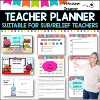 Teacher Planner up to 2030- Ideal for Sub and Relief Teachers, image 2