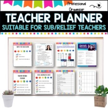 Teacher Planner up to 2030- Ideal for Sub and Relief Teachers, image 3