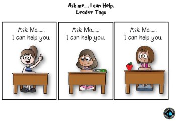 Ask for help tags-Behavior management cards, image 3