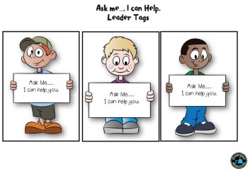 Ask for help tags-Behavior management cards, image 4