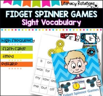 math and literacy games using fidget spinners I ideal for MATH CENTERS, image 3
