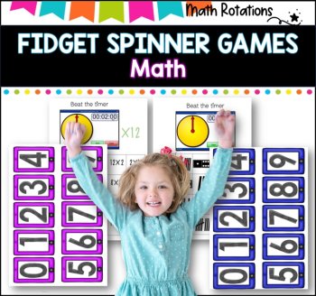 Fidget spinner math games I no prep!! I ideal for math groups and rotations, image 4