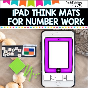 iPad Think mats for Math centers and group rotations, image 4