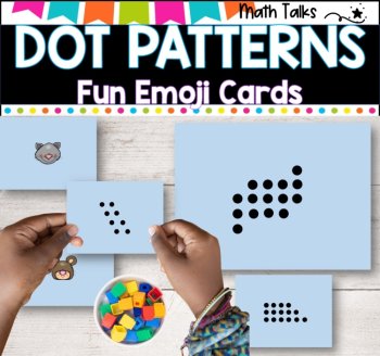 SUBITIZING CARDS I DOT PATTERNS I  with emoji transitions, image 4