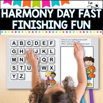 Number and Reading - Harmony Day version  Independent work packet, image 3