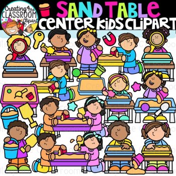 Learning Center Kids 2 Clipart Bundle, image 2