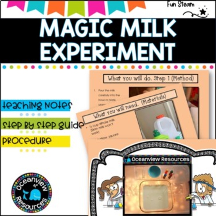 Kitchen Science- Magic Milk Experiment. Simple and great fun