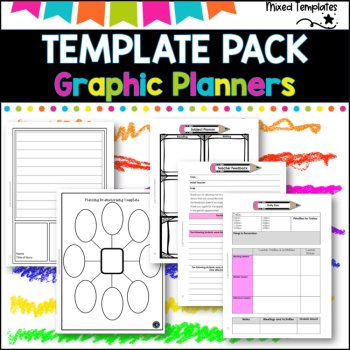 Graphic Organizers- mixed pack for a variety of subjects, image 3