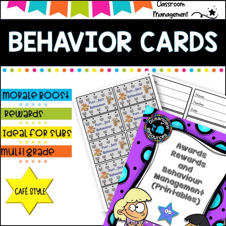 Behavior Management- Awards and Printables