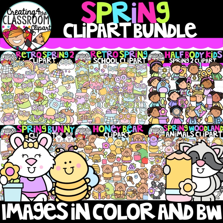 Spring Clipart Bundle | New Spring Clipart