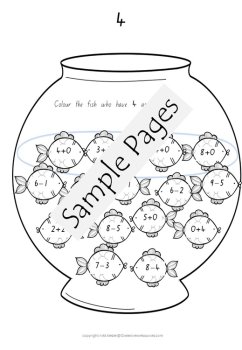 Print and go math worksheets 1-10 for kindergarten, image 2