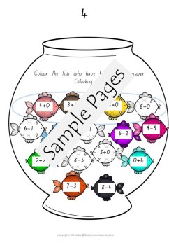Print and go math worksheets 1-10 for kindergarten, image 3