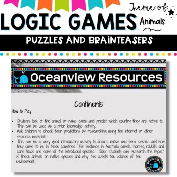 Animal logic games brain teasers-deductive reasoning, image 4