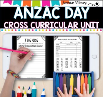 ANZAC DAY Activities Pack and unit planner, image 2
