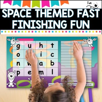 Number and Reading -  outer space  Independent work packet, image 3