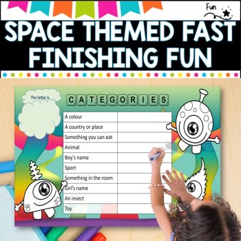 Number and Reading -  outer space  Independent work packet, image 4