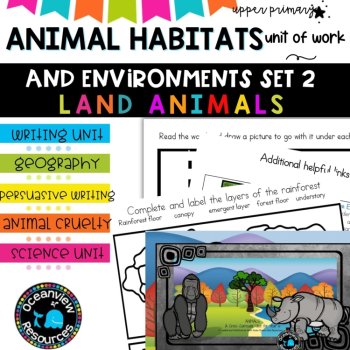 Marine /Ocean study and Animal units for Upper Primary SUB PACK ideas Worksheets, image 3