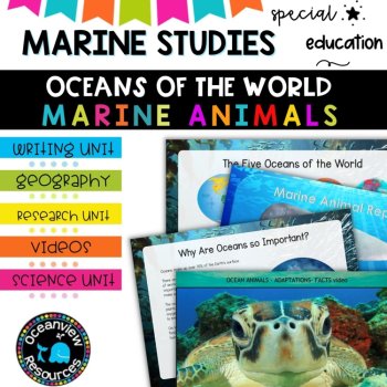 Marine /Ocean study and Animal units for Upper Primary SUB PACK ideas Worksheets, image 4