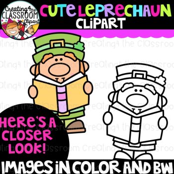 Leprechaun Clipart | St. Patrick's Day clipart for decor and worksheets, image 4