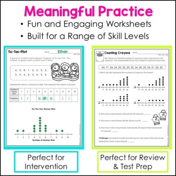 3rd Grade Scaled Bar Graphs - Pictograph - Dot Plot Worksheets - TEKS 3.8A 3.8B, image 3