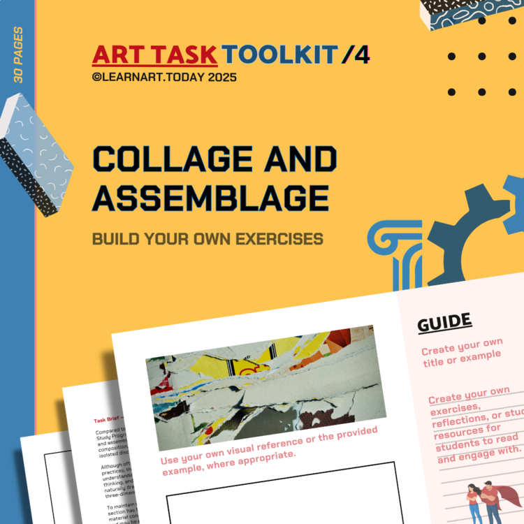 Collage Toolkit | Customizable Worksheets | Middle & High School