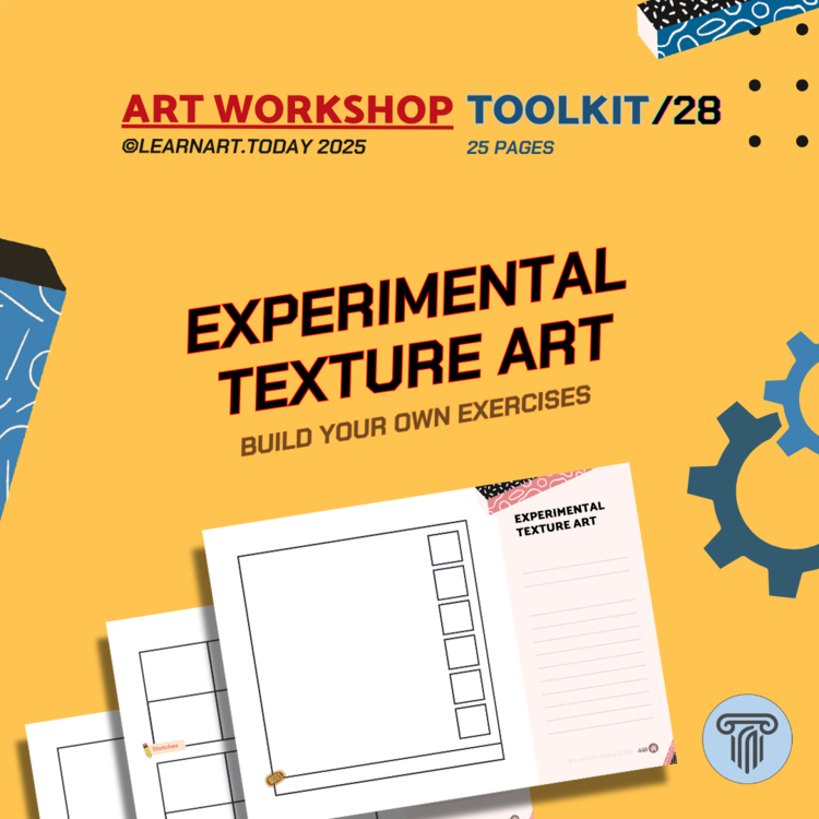 Texture Art Toolkit | Customizable Worksheets | Middle & High School