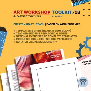 Texture Art Toolkit | Customizable Worksheets | Middle & High School, image 3
