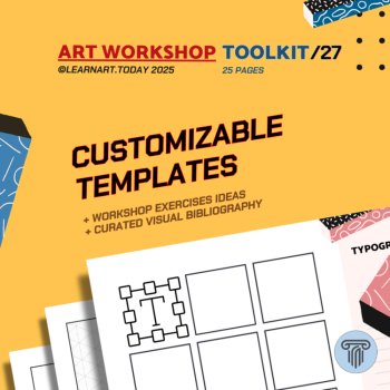 Typographic Art Toolkit | Customizable Worksheets | Middle & High School, image 2